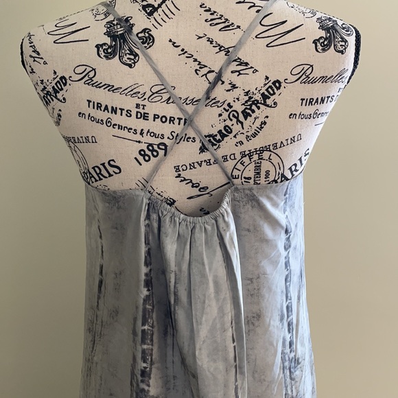 Eileen Fisher 100% Silk Grey Maxi Dress - Picture 6 of 10